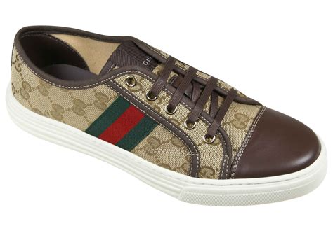 gucci brown sneaker|gucci gg sneakers women.